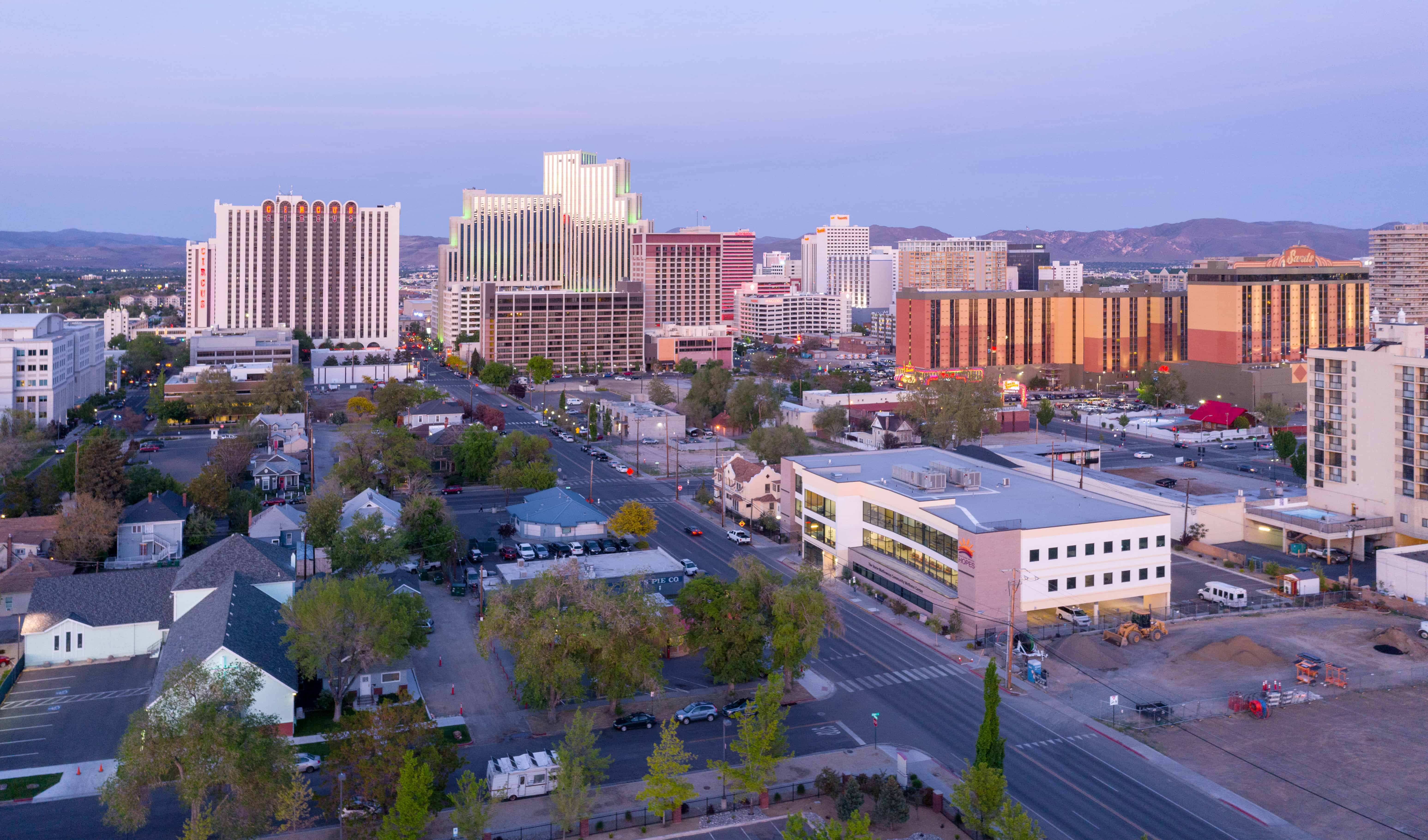 Reno City Skyline Vibration Analysis Infrared CBM Services