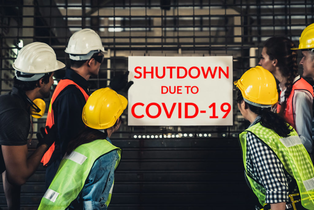 shutdownduetocovid 1024x683 - Training in 2021: Your Employees Could Give You Competitive Edge