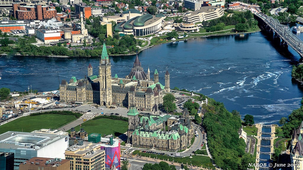 Aerial View of Ottawa Ontario